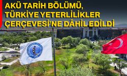 AKÜ Tarih Bölümü, Türkiye Yeterlilikler Çerçevesi’ne Dâhil Edildi