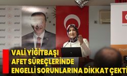 Vali Yiğitbaşı Afet Süreçlerinde Engelli Sorunlarına Dikkat Çekti