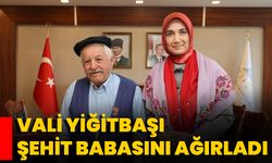 Vali Yiğitbaşı Şehit Babasını Ağırladı
