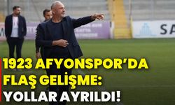 1923 Afyonspor’da flaş gelişme: Yollar ayrıldı!