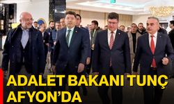 Adalet Bakanı Tunç Afyon’da