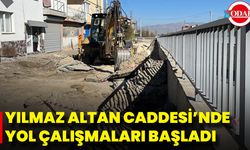 Yılmaz Altan Caddesi’nde Yol Çalışmaları Başladı