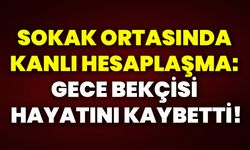 Sokak ortasında kanlı hesaplaşma: Gece bekçisi hayatını kaybetti!