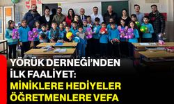 Yörük Derneği’nden İlk Faaliyet: Miniklere Hediyeler, Öğretmenlere Vefa
