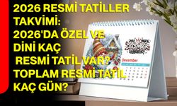 2026 Resmi Tatiller Takvimi: 2026'da Özel Ve Dini Kaç Resmi Tatil Var? Toplam Resmi Tatil Kaç Gün?