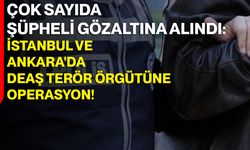 Çok Sayıda Şüpheli Gözaltına Alındı: İstanbul Ve Ankara'da DEAŞ Terör Örgütüne Operasyon!