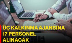 Üç kalkınma ajansına 17 personel alınacak