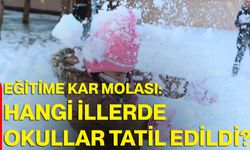 Eğitime Kar Molası: Hangi İllerde Okullar Tatil Edildi?