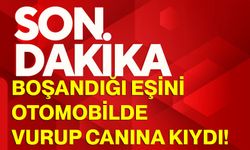 Boşandığı Eşini Otomobilde Vurup Canına Kıydı!