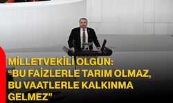 Milletvekili Olgun: “Bu Faizlerle Tarım Olmaz, Bu Vaatlerle Kalkınma Gelmez”