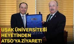 Uşak Üniversitesi Heyetinden ATSO’ya Ziyaret!