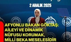 Afyonlu Bakan Göktaş: Aileyi Ve Dinamik Nüfusu Korumak, Milli Beka Meselesidir