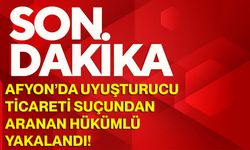 Afyon’da Uyuşturucu Ticareti Suçundan Aranan Hükümlü Yakalandı