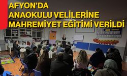 Afyon’da Anaokulu Velilerine Mahremiyet Eğitimi Verildi