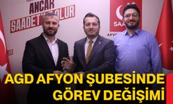AGD Afyon Şubesinde Görev Değişimi