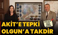 Akit’e tepki, Olgun’a takdir