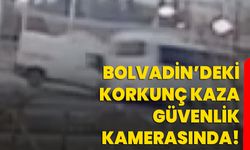 Bolvadin’deki korkunç kaza güvenlik kamerasında!