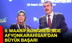 II. Maarif Kongresi'nde Afyonkarahisar’dan Büyük Başarı
