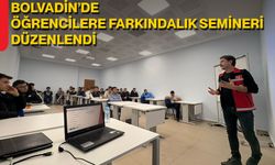 Bolvadin’de Öğrencilere Farkındalık Semineri Düzenlendi