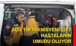Acil Tıp Teknisyeni çift, hastaların umudu oluyor