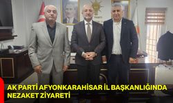 AK Parti Afyonkarahisar İl Başkanlığında Nezaket Ziyareti
