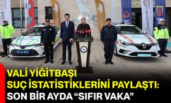 Vali Yiğitbaşı Suç İstatistiklerini Paylaştı: Son Bir Ayda “Sıfır Vaka”