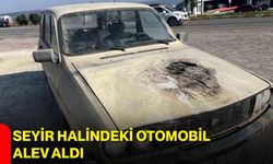 Seyir Halindeki Otomobil Alev Aldı