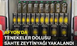 Afyon’da Tenekeler Dolusu Sahte Zeytinyağı Yakalandı
