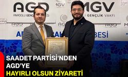 Saadet Partisi’nden AGD’ye hayırlı olsun ziyareti