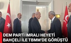 DEM Parti İmralı Heyeti, Bahçeli ile TBMM’de Görüştü