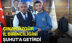 Çınar Özgür İl Birinciliğini Şuhut’a Getirdi