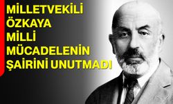 Milletvekili Özkaya, Milli Mücadelenin Şairini Unutmadı
