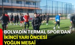 Bolvadin Termal Spor’dan İkinci Yarı Öncesi Yoğun Mesai