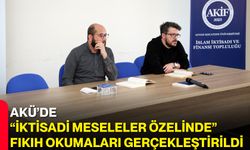 AKÜ’de “İktisadi Meseleler Özelinde” Fıkıh Okumaları Gerçekleştirildi