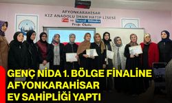 Genç Nida 1. Bölge Finaline Afyonkarahisar Ev Sahipliği Yaptı