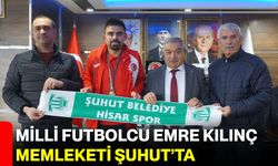 Milli Futbolcu Emre Kılınç Memleketi Şuhut’ta