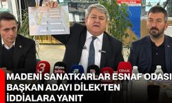 Madeni Sanatkarlar Esnaf Odası Başkan Adayı Dilek’ten İddialara Yanıt