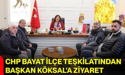 CHP Bayat İlçe Teşkilatından Başkan Köksal’a Ziyaret