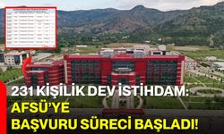 231 Kişilik Dev İstihdam: AFSÜ’ye Başvuru Süreci Başladı!