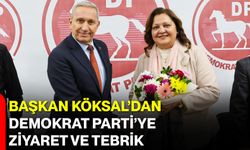 Başkan Köksal’dan Demokrat Parti’ye Ziyaret ve Tebrik