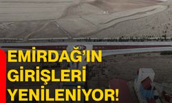 Emirdağ’ın girişleri yenileniyor!