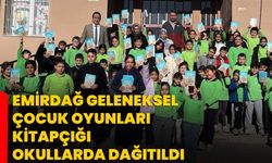 Emirdağ Geleneksel Çocuk Oyunları Kitapçığı Okullarda Dağıtıldı