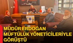Müdür Erdoğan Müftülük Yöneticileriyle Görüştü