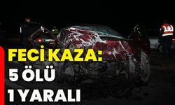 Feci kaza: 5 ölü, 1 yaralı