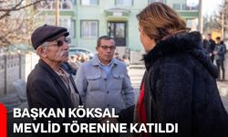 Başkan Köksal Mevlid Törenine Katıldı