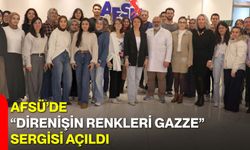 AFSÜ’de “Direnişin Renkleri Gazze” Sergisi Açıldı