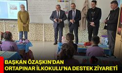 Başkan Özaşkın’dan Ortapınar İlkokulu’na Destek Ziyareti