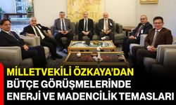 Milletvekili Özkaya’dan Bütçe Görüşmelerinde Enerji ve Madencilik Temasları