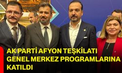 AK Parti Afyon Teşkilatı Genel Merkez Programlarına Katıldı