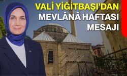 Vali Yiğitbaşı’dan Mevlânâ Haftası Mesajı